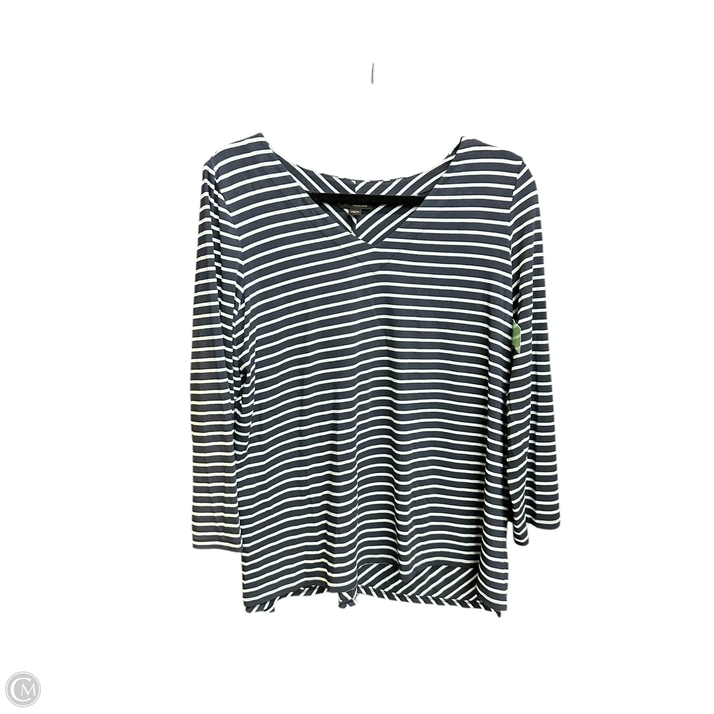 Top Long Sleeve By J. Jill In Striped Pattern, Size: M