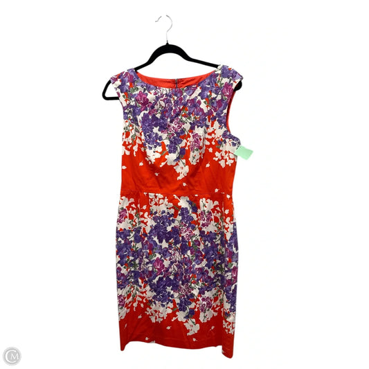 Dress Work By Saks Fifth Avenue In Floral Print, Size: M
