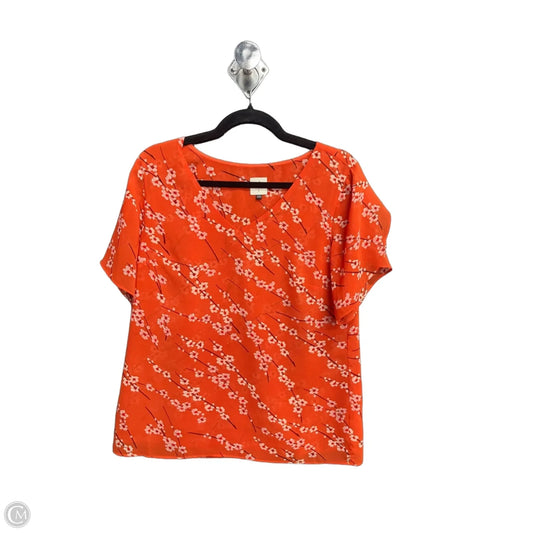 Top Sleeveless By Cabi In Orange, Size: S