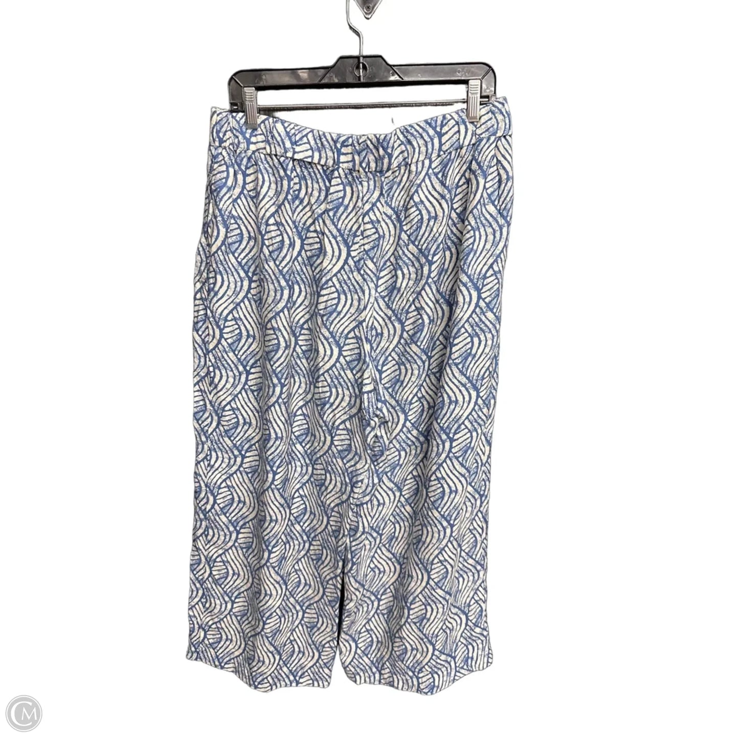 Pants Dress By Jules & Leopold In Blue & White, Size: 12