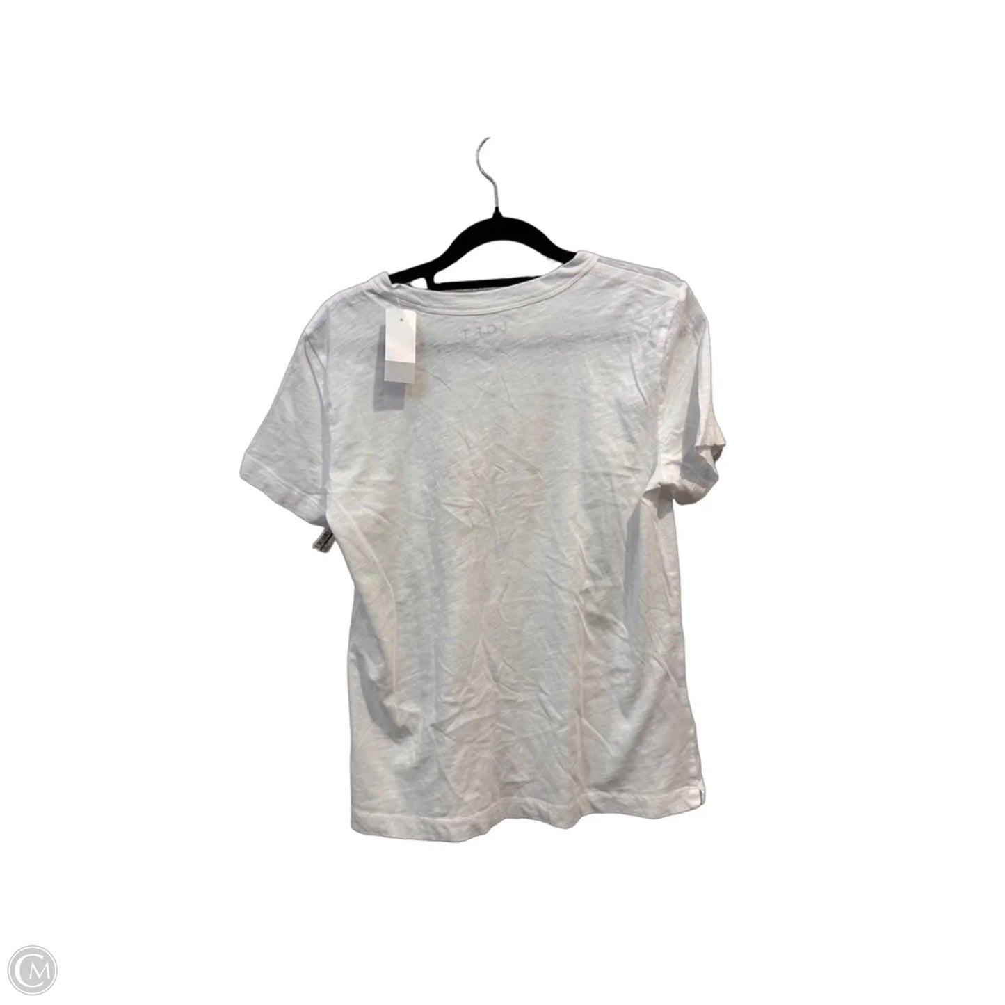 Top Short Sleeve By Loft In White, Size: S