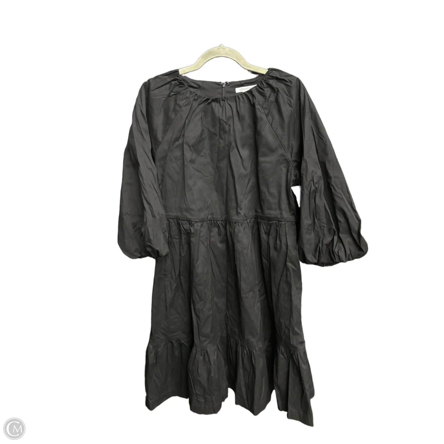 Dress Casual Midi By Chicos In Black, Size: M