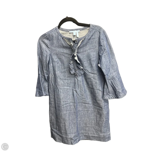 Dress Casual Short By Draper James In Blue Denim, Size: Xs