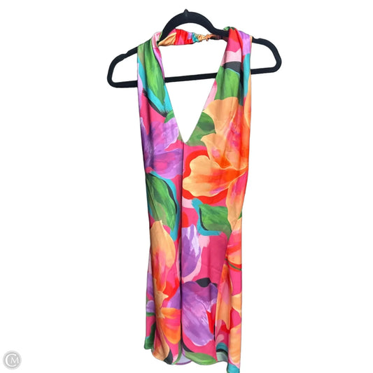Dress Casual Short By Mumu In Multi-colored, Size: L