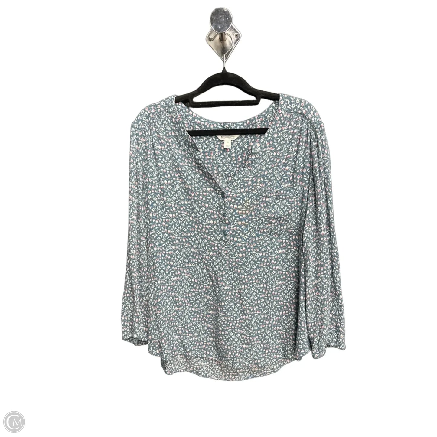 Top Long Sleeve By Market & Spruce In Floral Print, Size: Xl