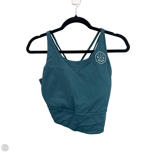 Athletic Bra By Clothes Mentor In Teal, Size: Xl