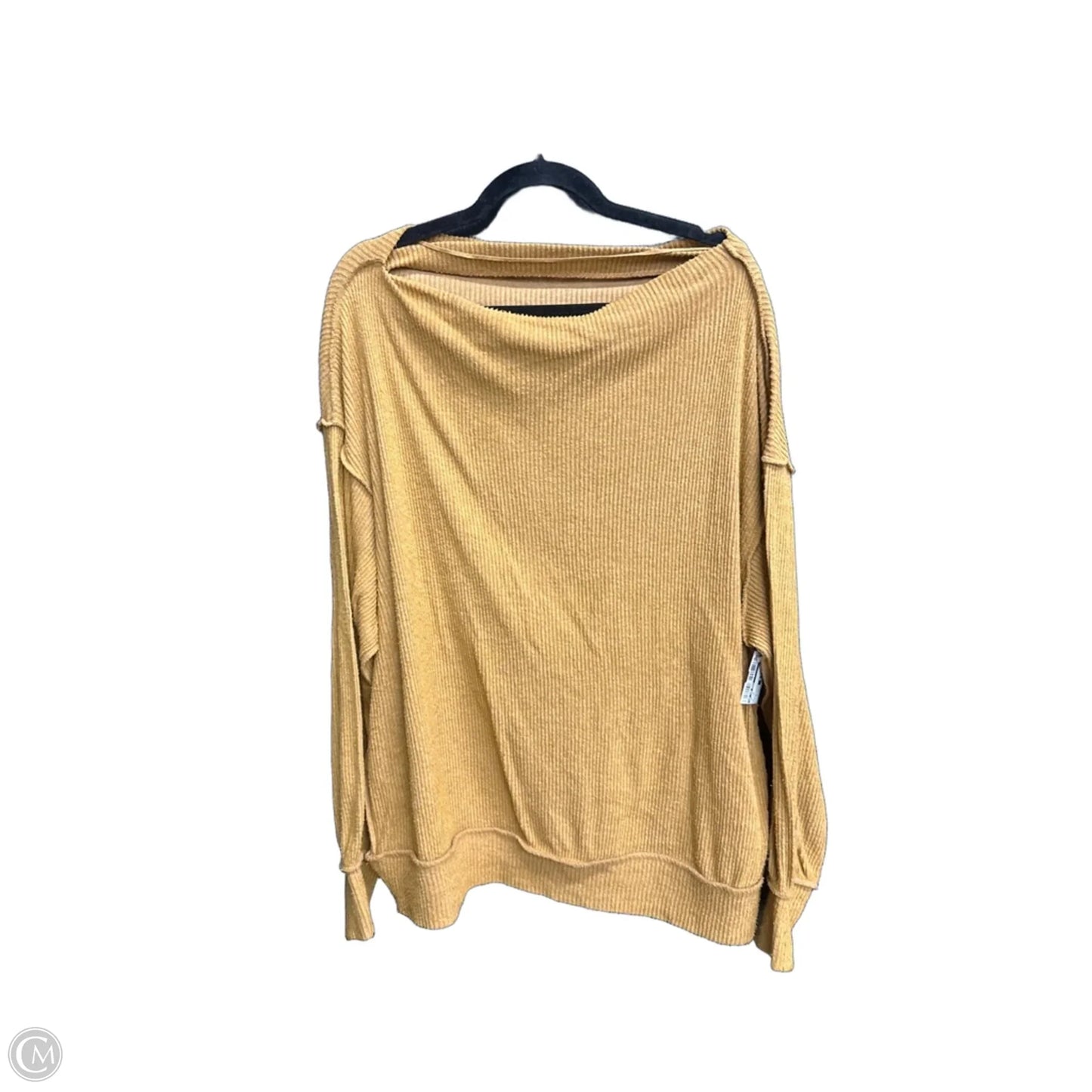 Top Long Sleeve By We The Free In Yellow, Size: S