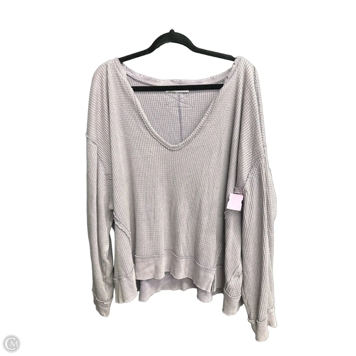 Top Long Sleeve By We The Free In Purple, Size: M