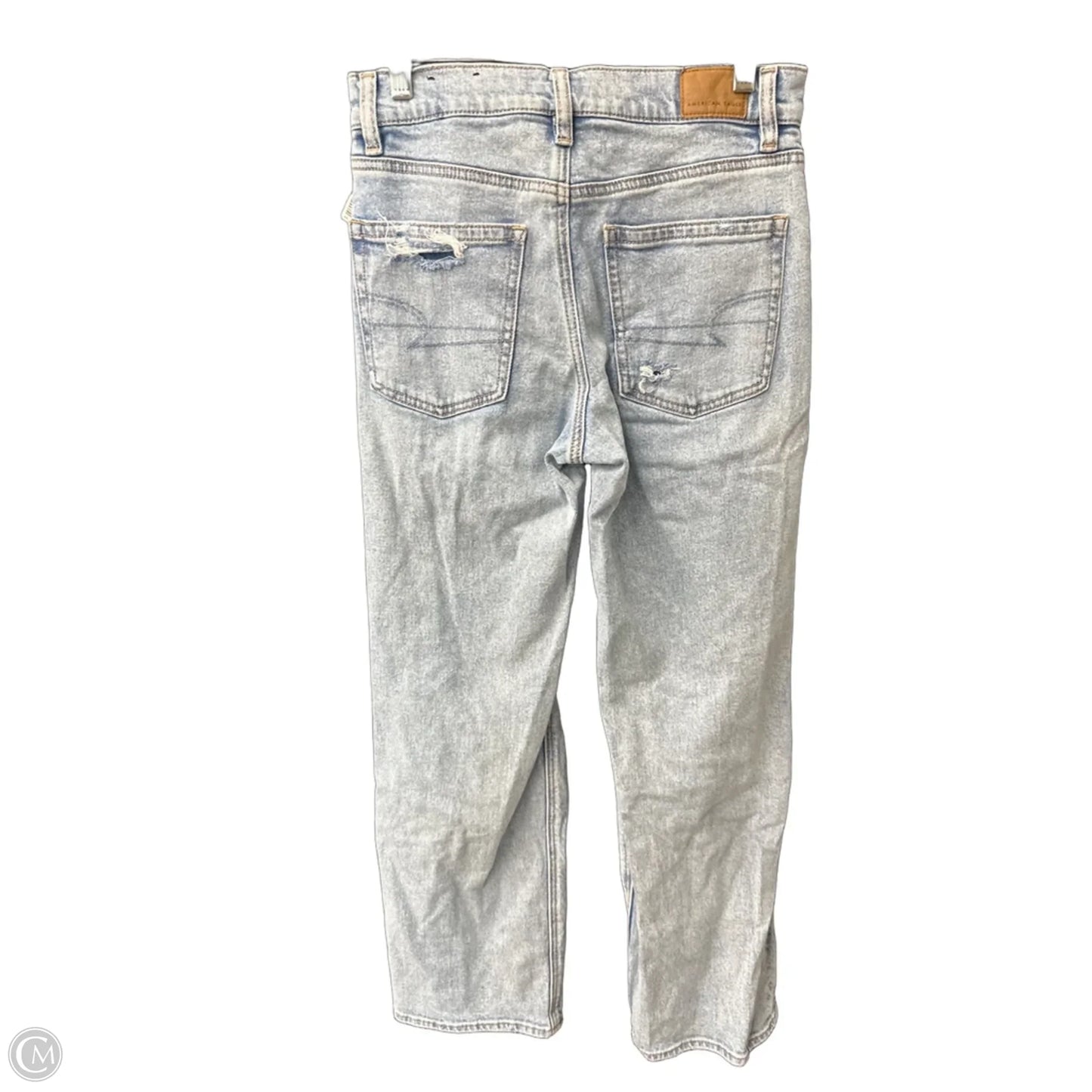 Jeans Boyfriend By American Eagle In Blue Denim, Size: 0