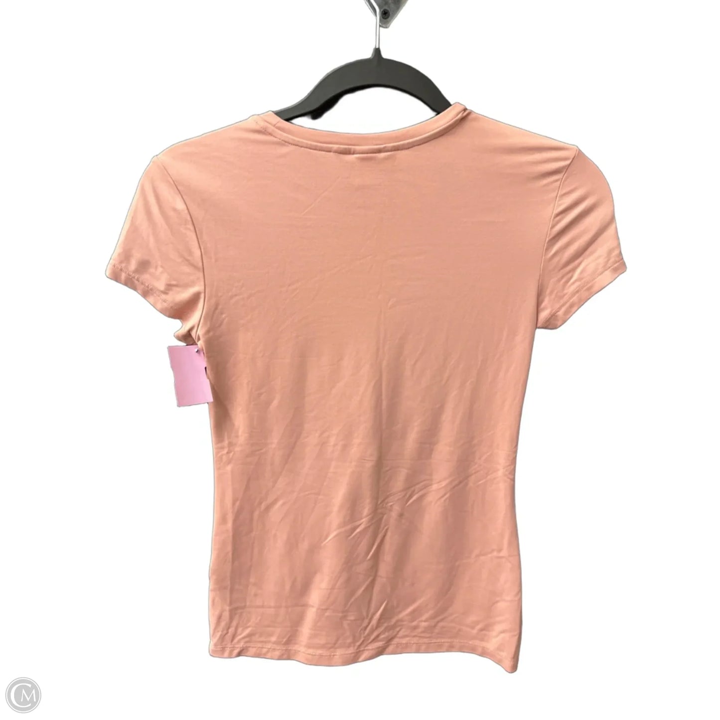 Top Short Sleeve By H&m In Pink, Size: S