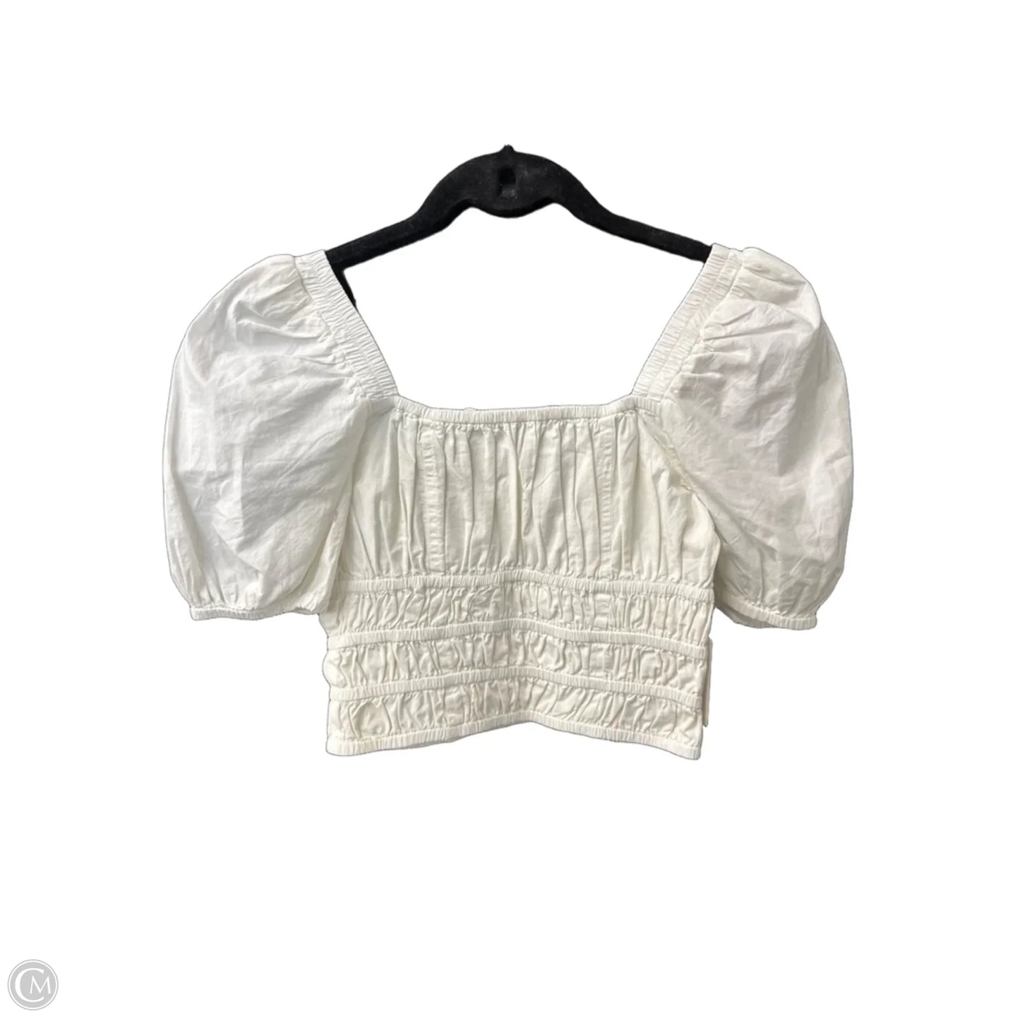 Top Short Sleeve By Sunday Best In White, Size: Xs