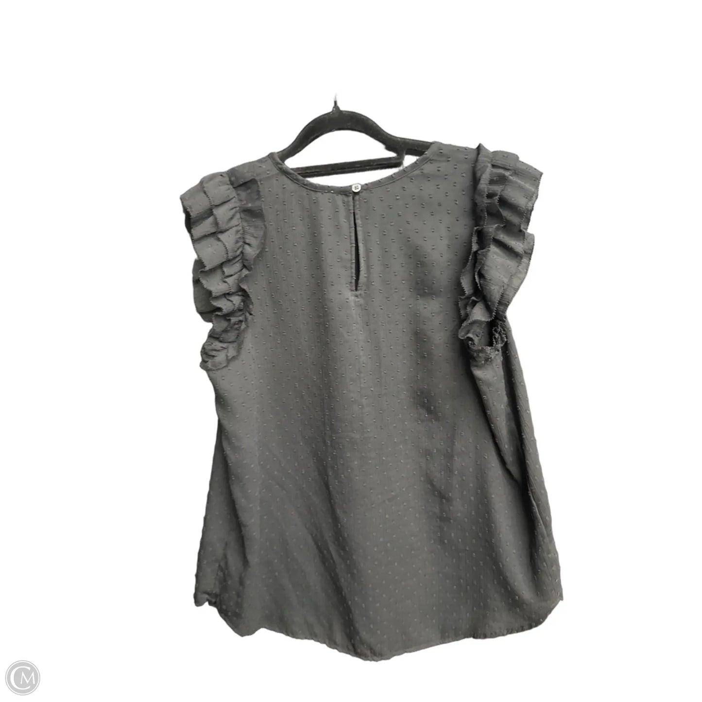 Top Sleeveless By Loft In Black, Size: M