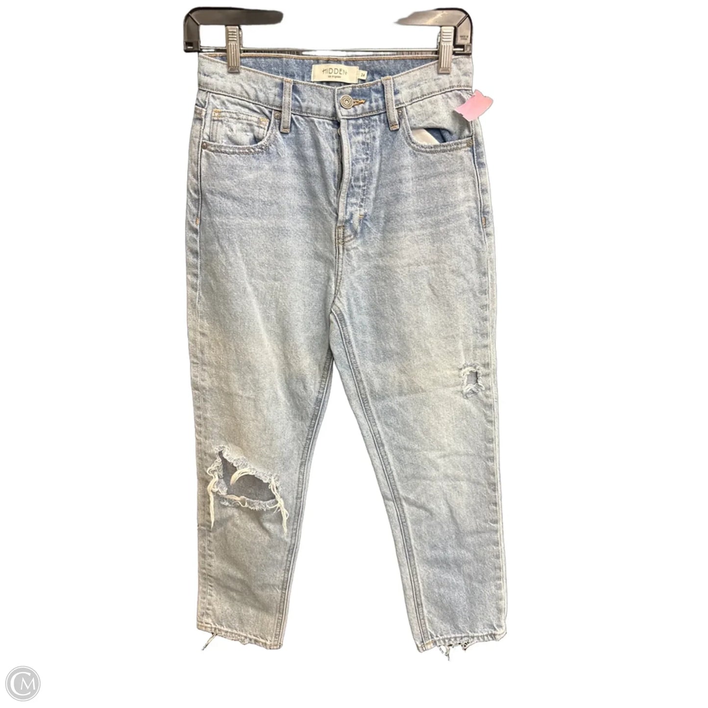 Jeans Straight By Hidden In Blue Denim, Size: 0