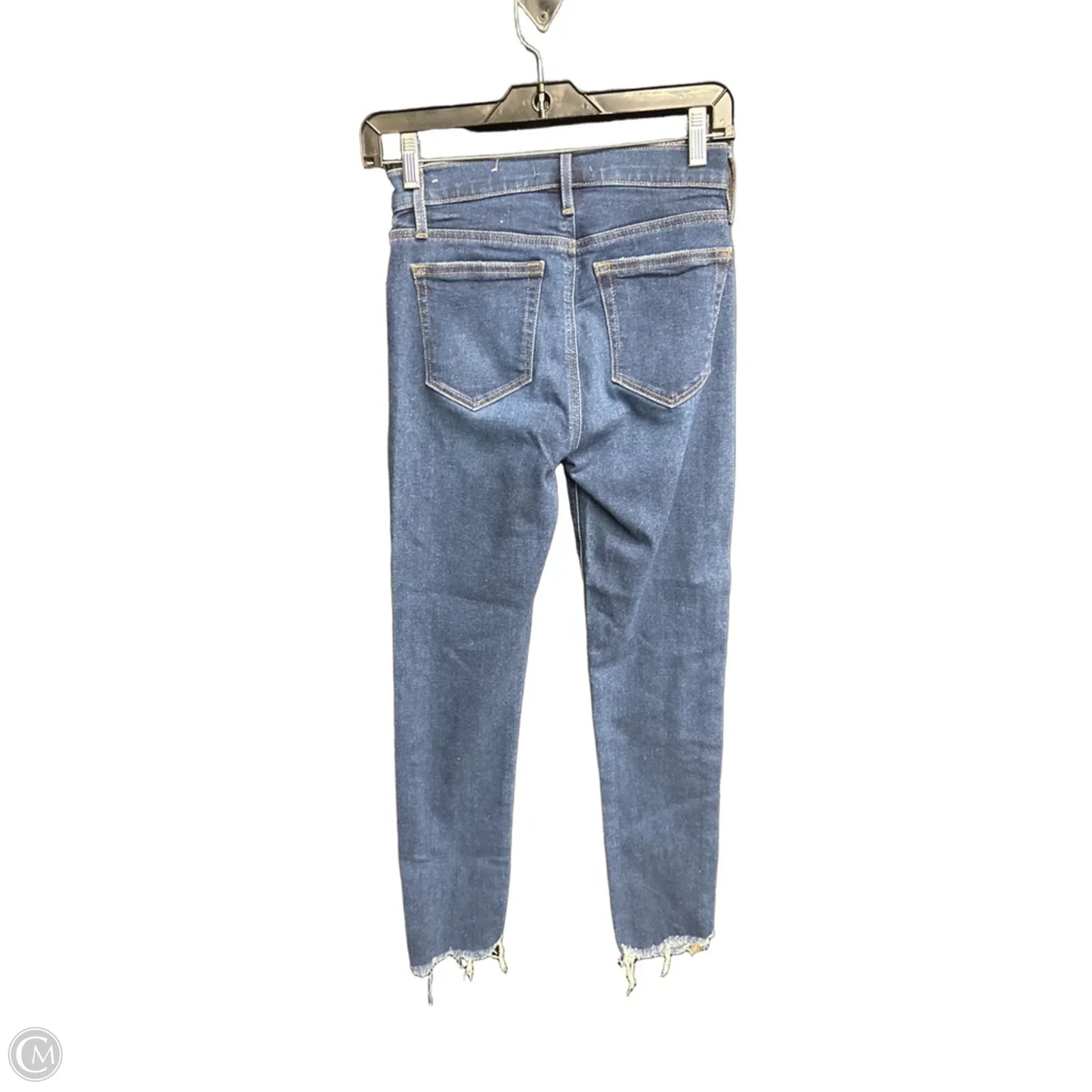 Jeans Skinny By Loft In Blue Denim, Size: 0p