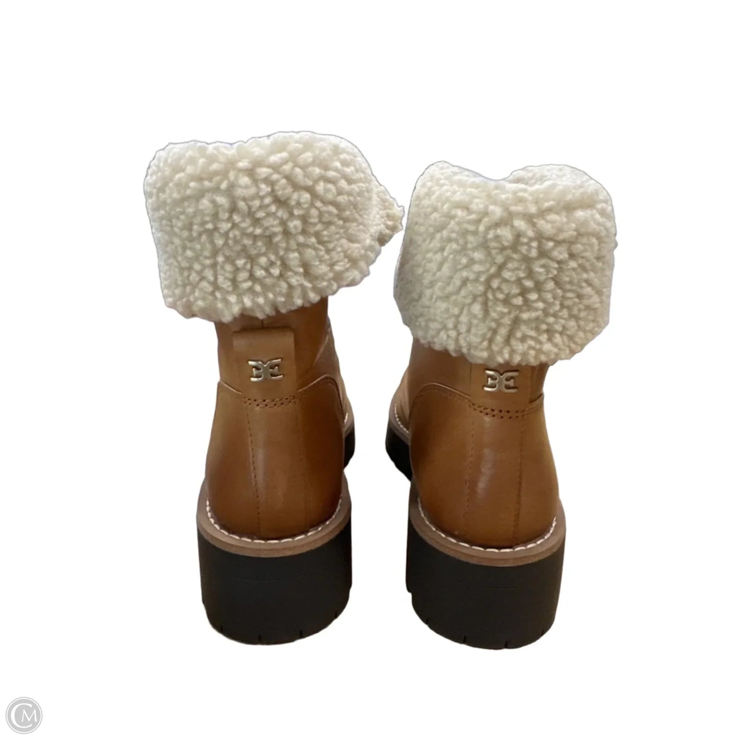 Boots Ankle Flats By Sam Edelman In Brown, Size: 6.5
