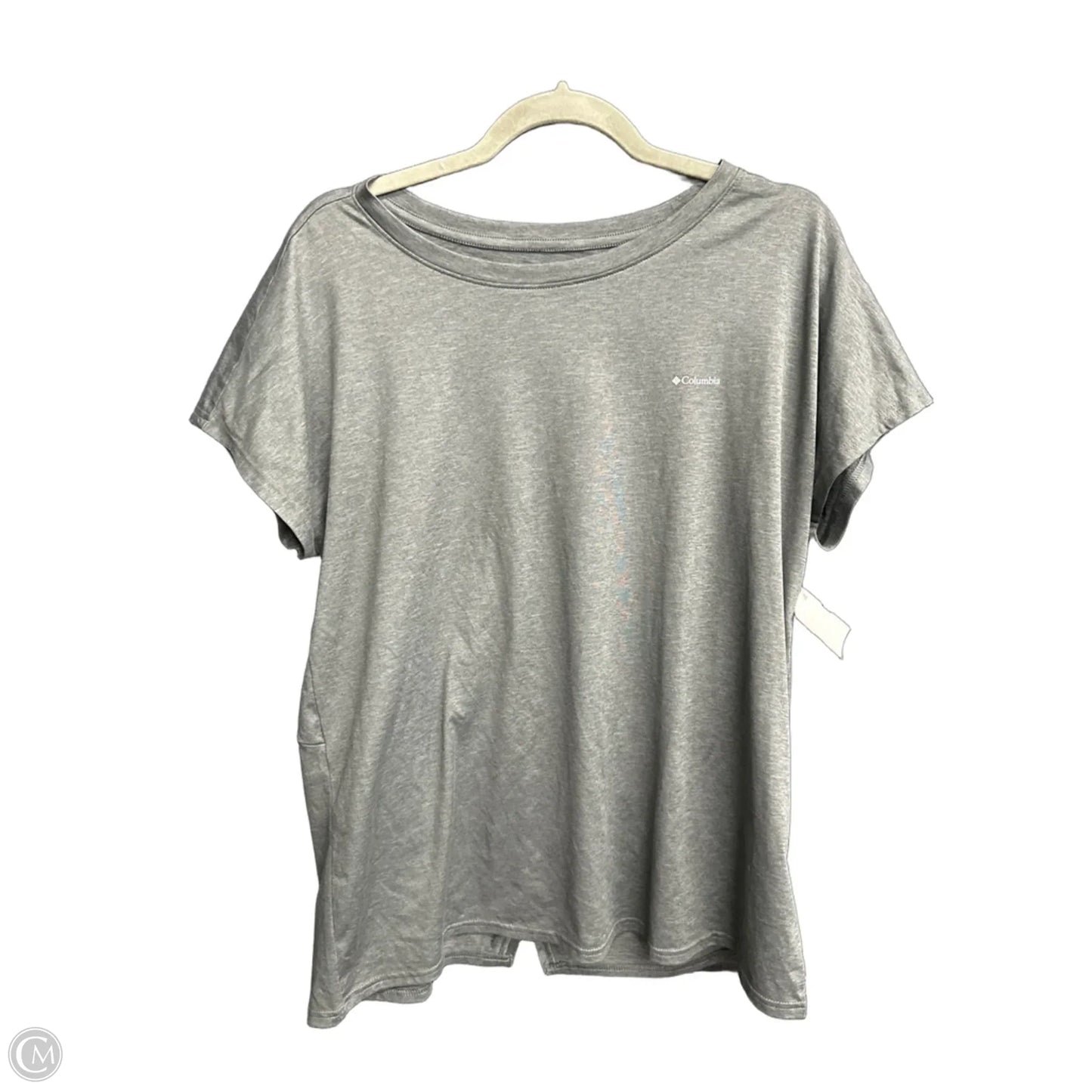 Athletic Top Short Sleeve By Columbia In Green, Size: Xl