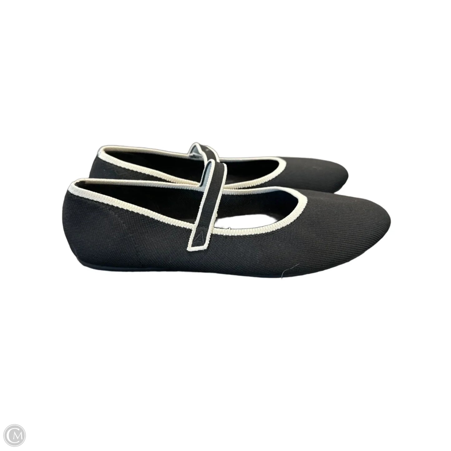 Shoes Flats By Aerosoles In Black & White, Size: 9
