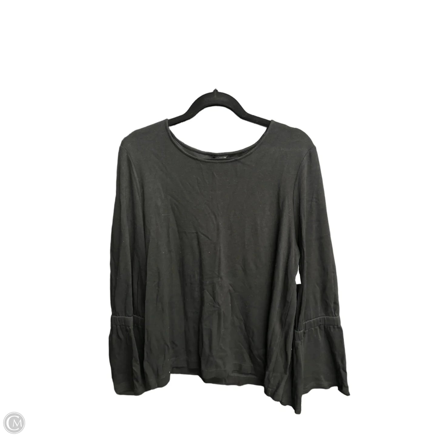 Top Long Sleeve By Ann Taylor In Black, Size: L