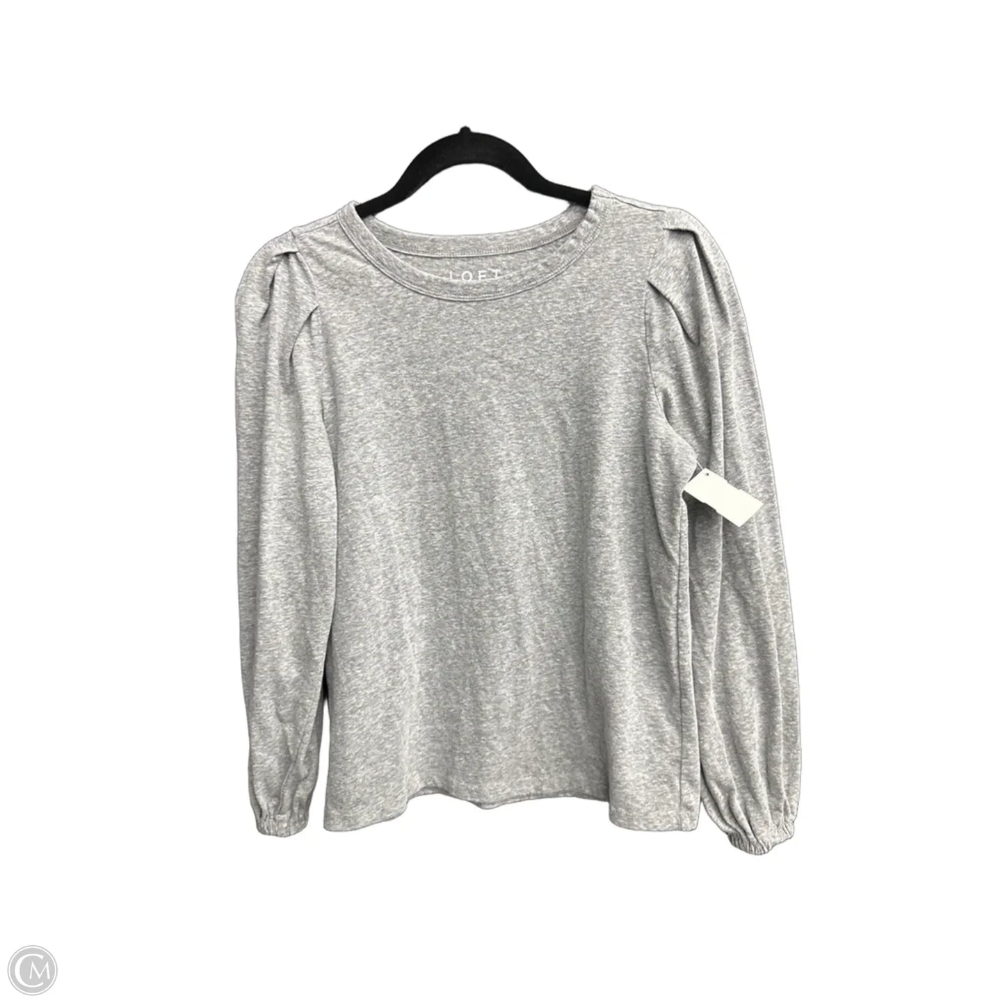 Top Long Sleeve By Loft In Grey, Size: Xs