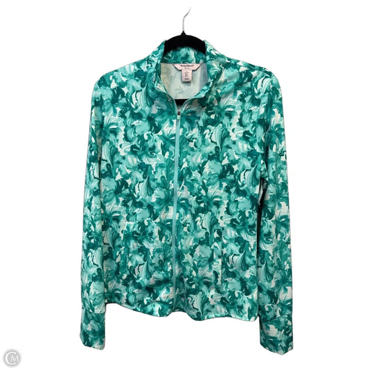 Athletic Top Long Sleeve Collar By Tommy Bahama In Green, Size: L