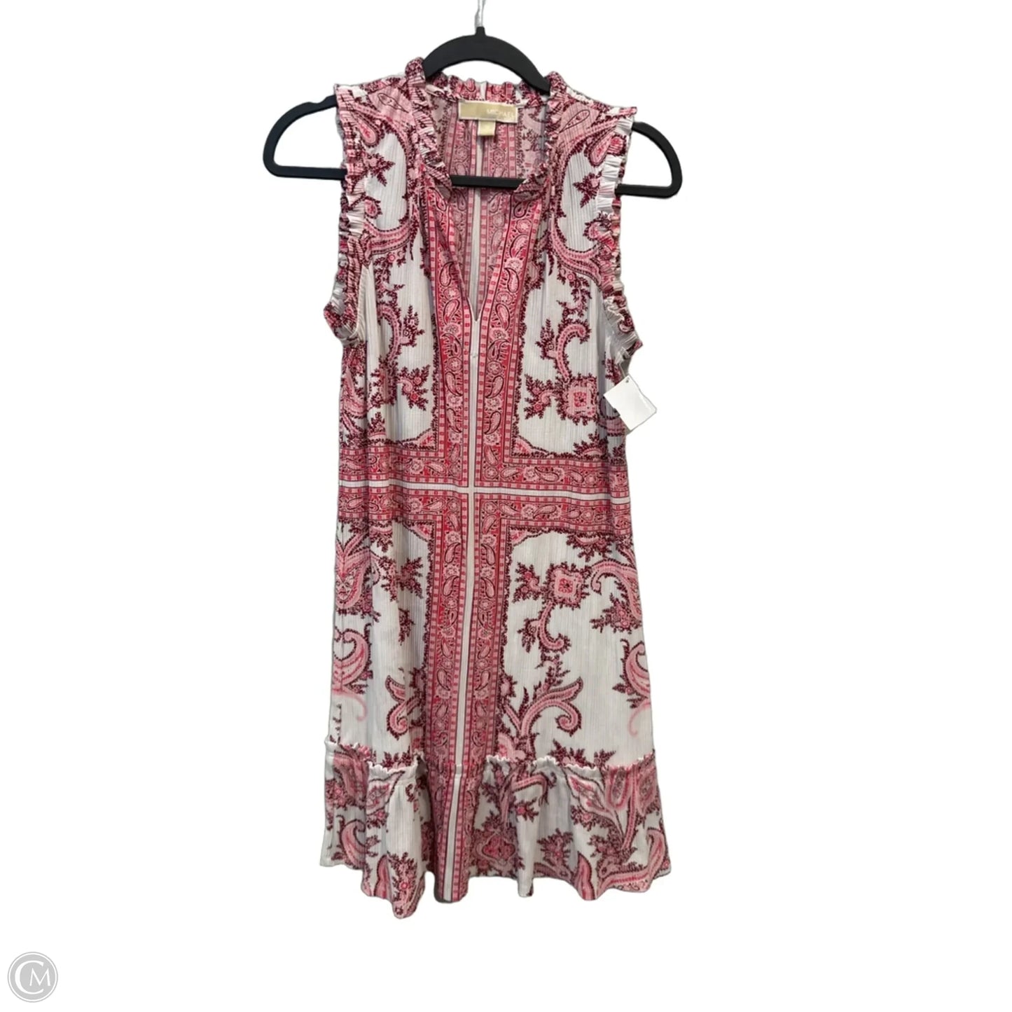 Dress Casual Short By Michael By Michael Kors In Pink & Red, Size: M