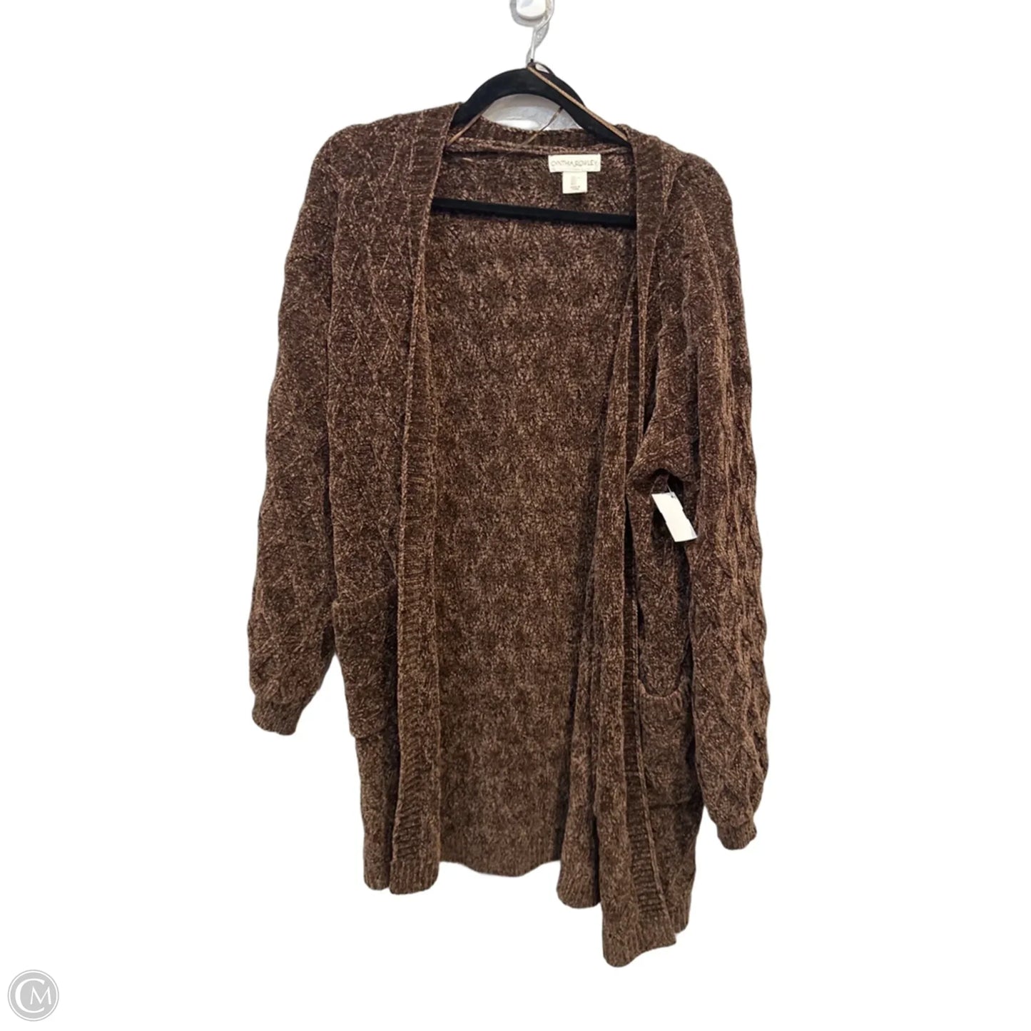 Cardigan By Cynthia Rowley In Brown, Size: L