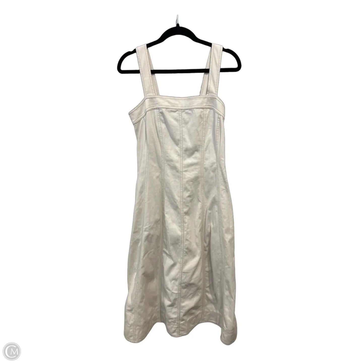 Dress Casual Midi By Ariat In Cream, Size: M