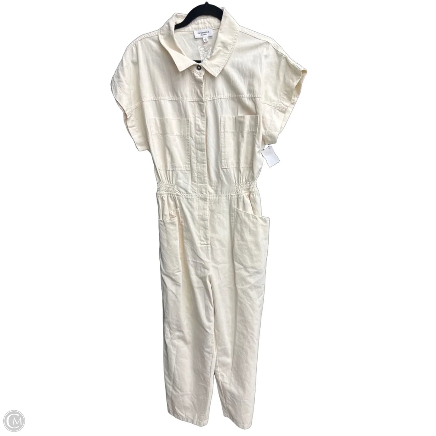 Jumpsuit By Eesome In Cream, Size: L