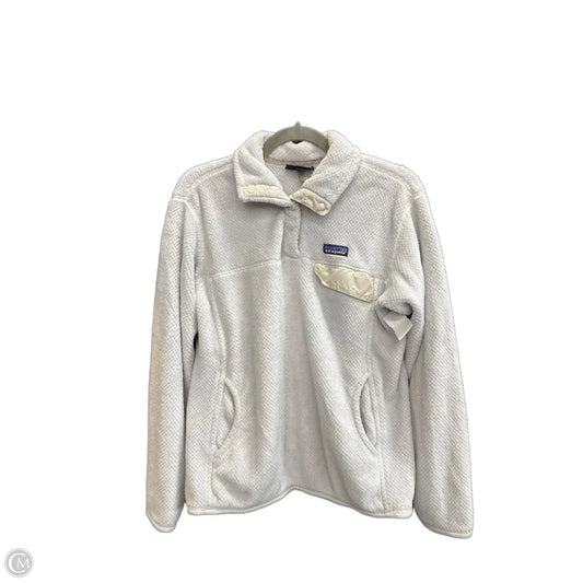 Jacket Faux Fur & Sherpa By Patagonia In White, Size: L