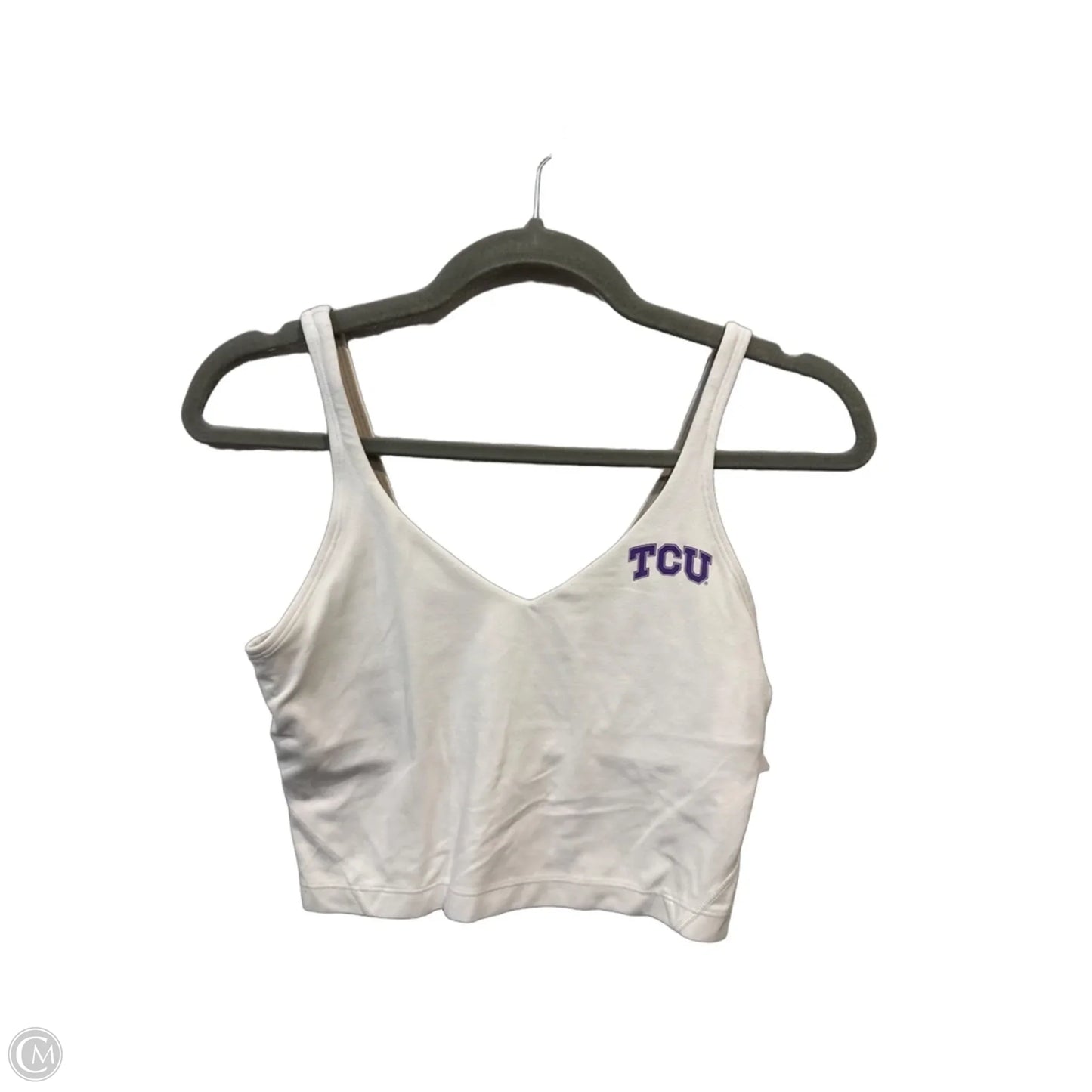 Athletic Tank Top By Lululemon In White, Size: S