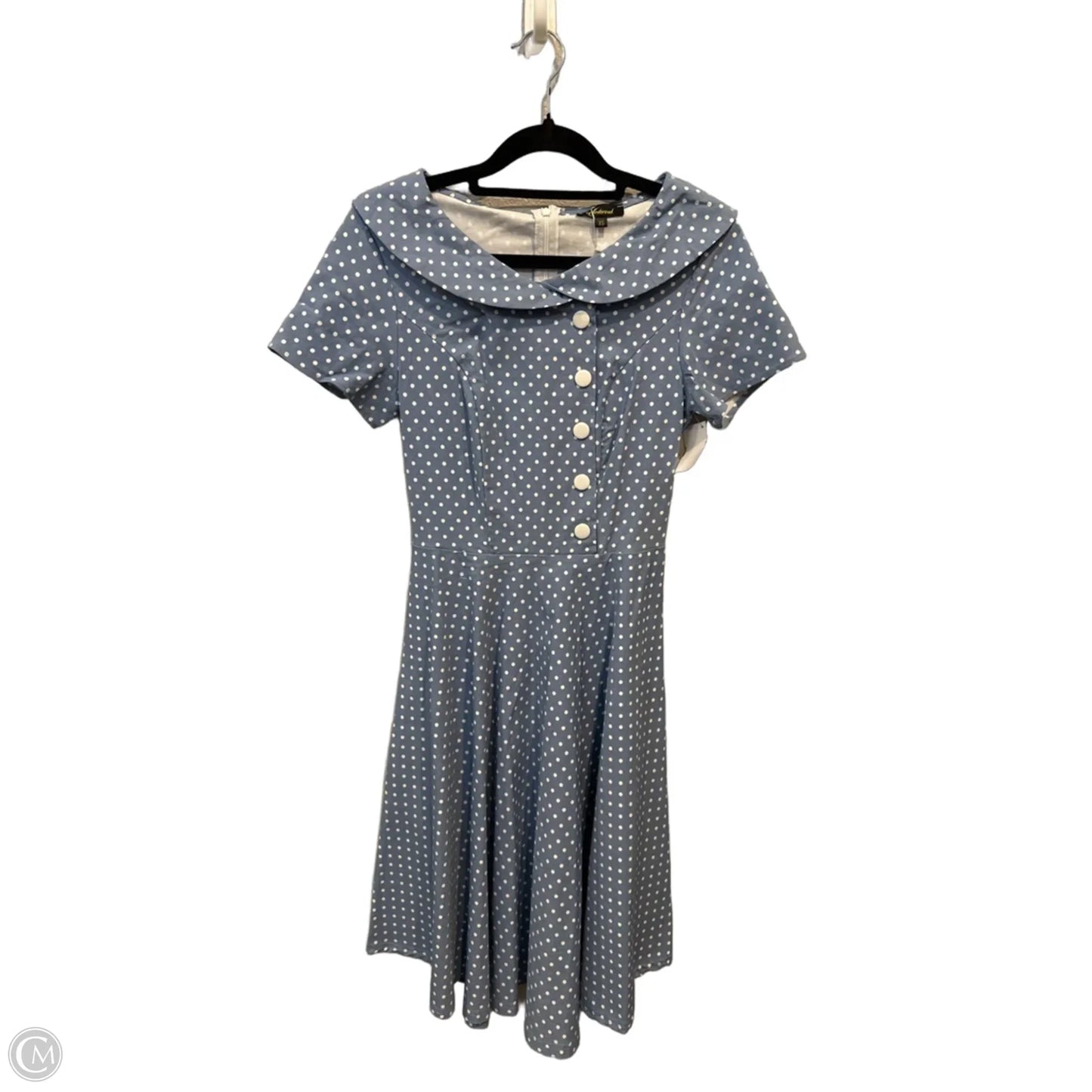 Dress Casual Midi By Clothes Mentor In Blue, Size: Xs