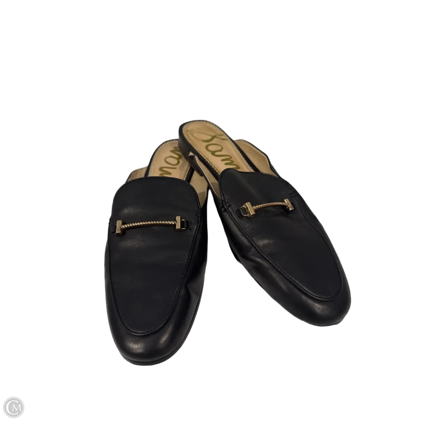Shoes Flats By Sam Edelman In Black & Gold, Size: 10