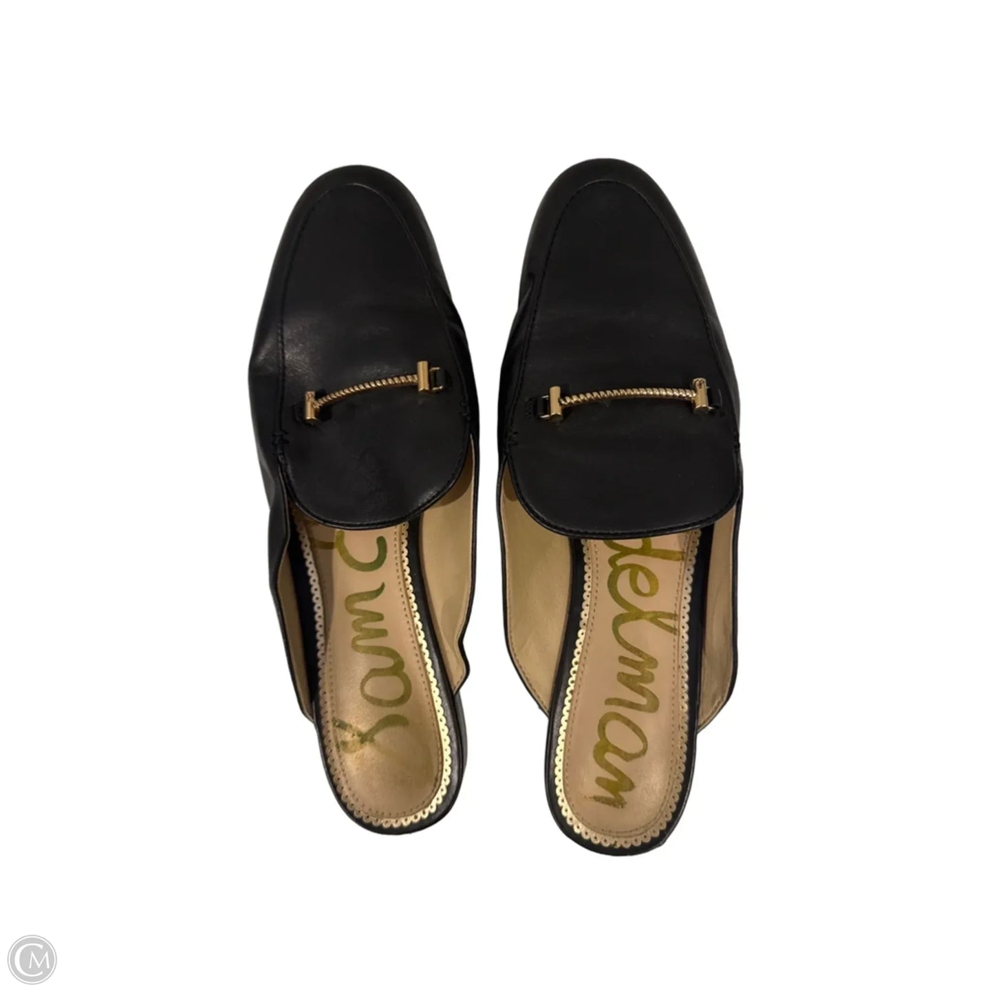 Shoes Flats By Sam Edelman In Black & Gold, Size: 10