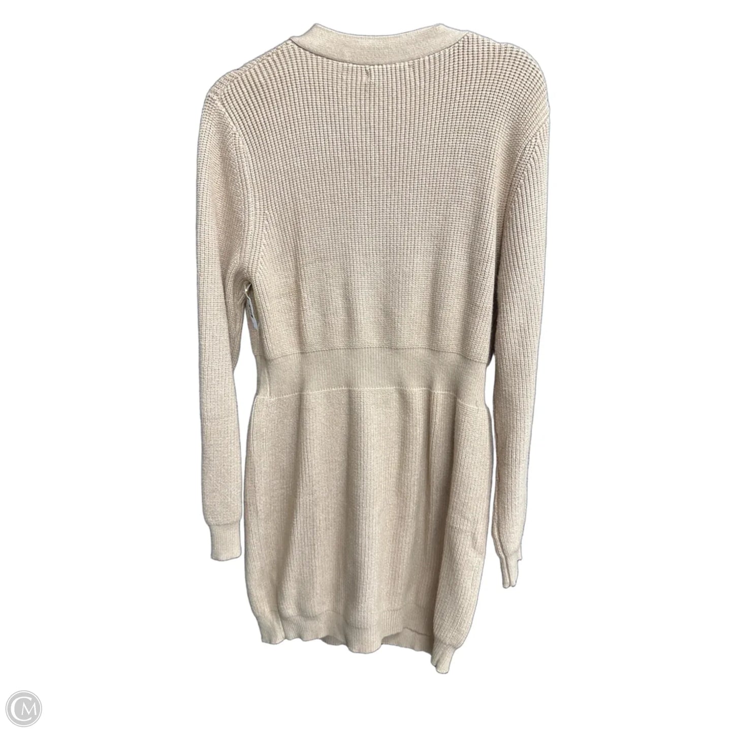 Dress Sweater By Clothes Mentor In Beige, Size: M