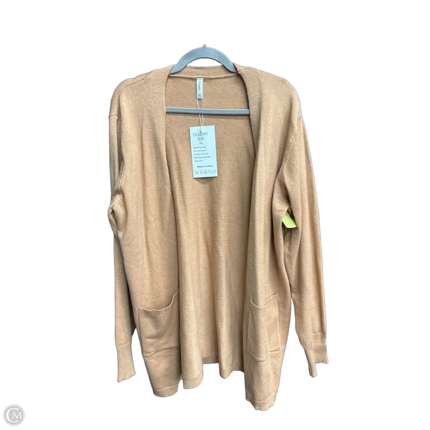 Cardigan By Clothes Mentor In Brown, Size: Xl