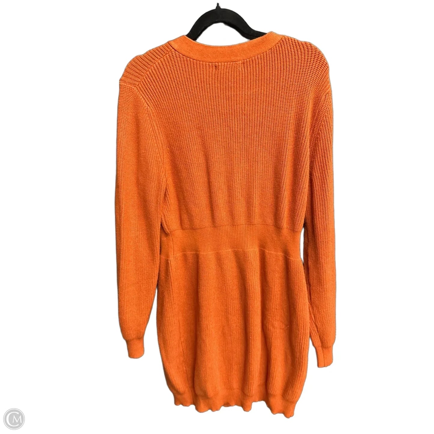 Dress Sweater By Clothes Mentor In Orange, Size: M