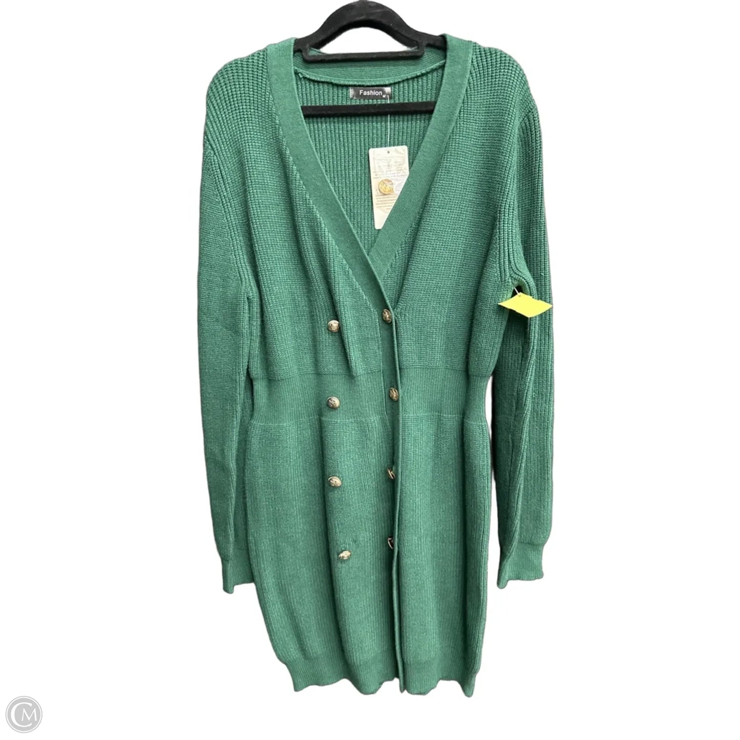 Dress Sweater By Clothes Mentor In Green, Size: M