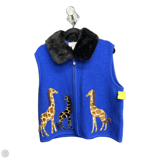 Vest Other By Lisa International In Animal Print, Size: L
