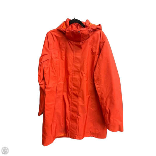 Coat Raincoat By Lands End In Red, Size: Xl