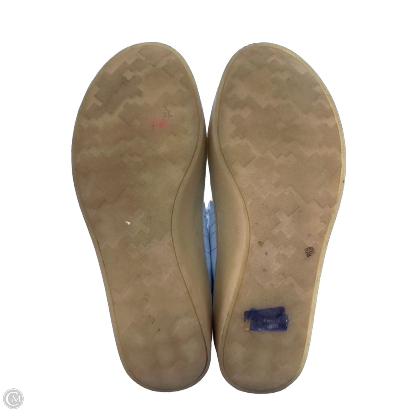 Shoes Sneakers By Dr Scholls In Blue & White, Size: 9