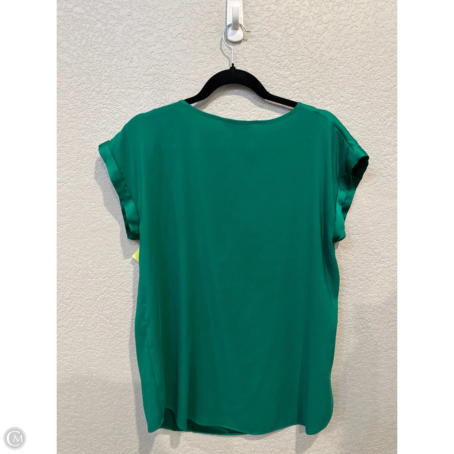 Blouse Sleeveless By Express In Green, Size: L