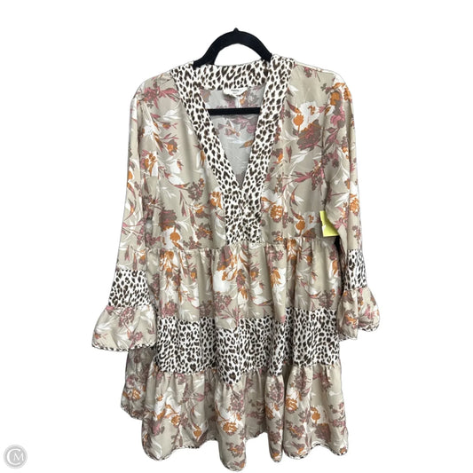 Dress Casual Short By Entro In Floral Print, Size: L