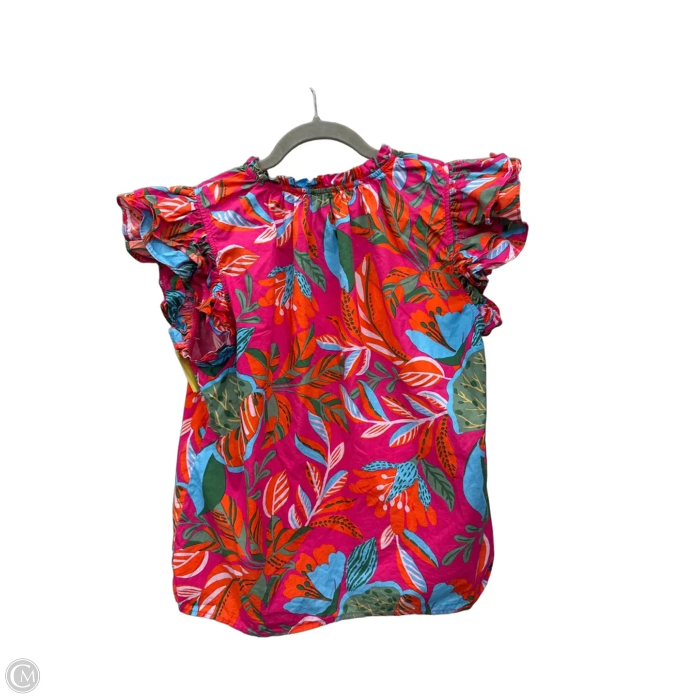 Top Sleeveless By Sugar Lips In Floral Print, Size: M
