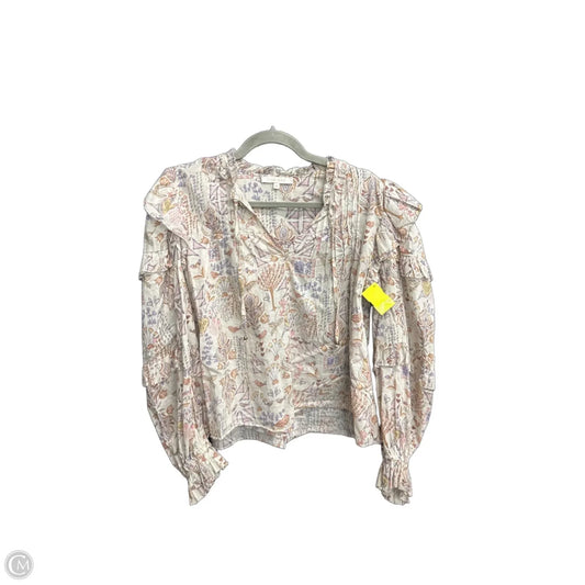 Top Long Sleeve By Olivaceous In Multi-colored, Size: M
