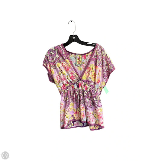 Top Sleeveless By Johnny Was In Floral Print, Size: Xs