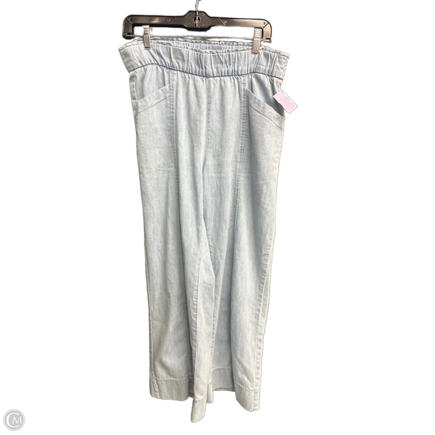 Pants Wide Leg By Levis Signature In Blue Denim, Size: 8