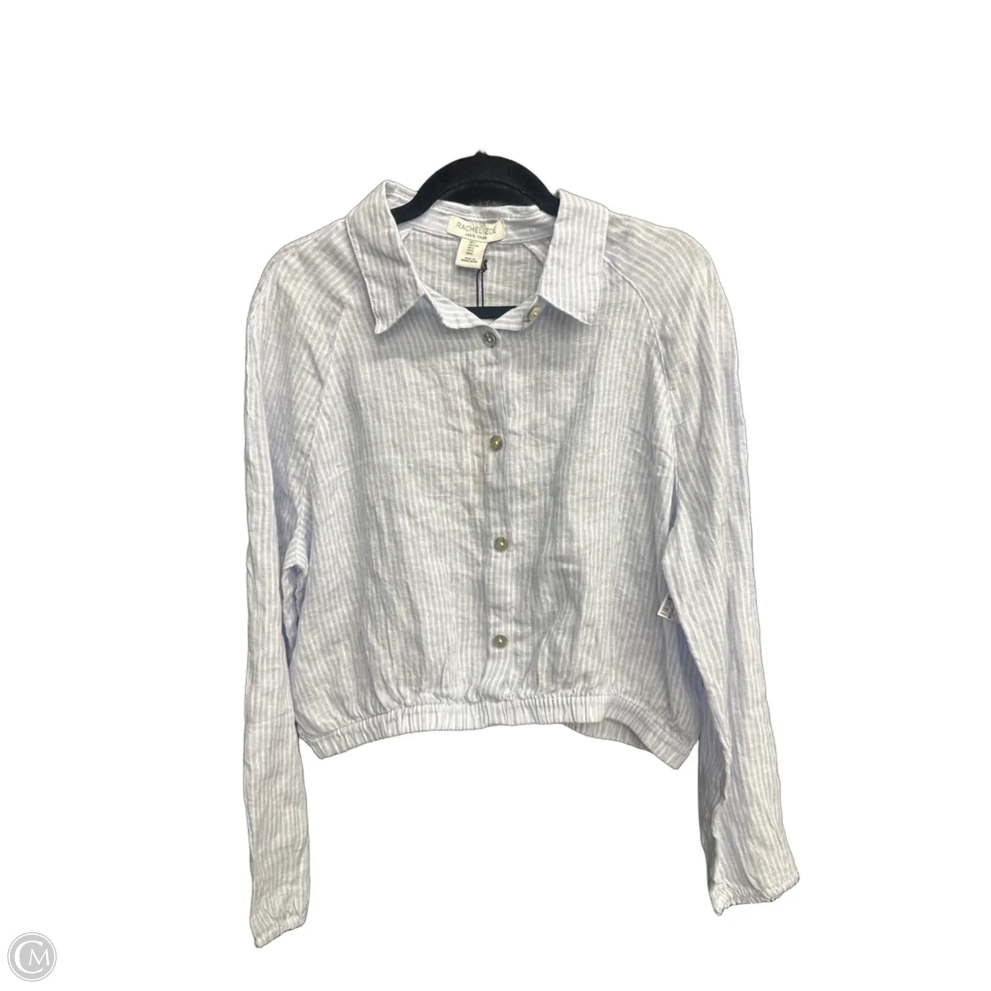 Top Long Sleeve By Rachel Zoe In Striped Pattern, Size: L