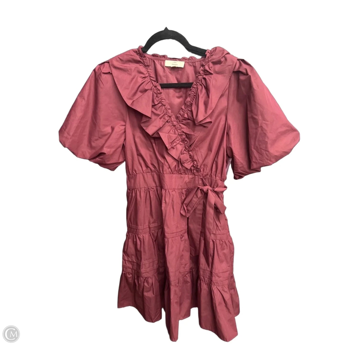 Dress Casual Short By Entro In Maroon, Size: M