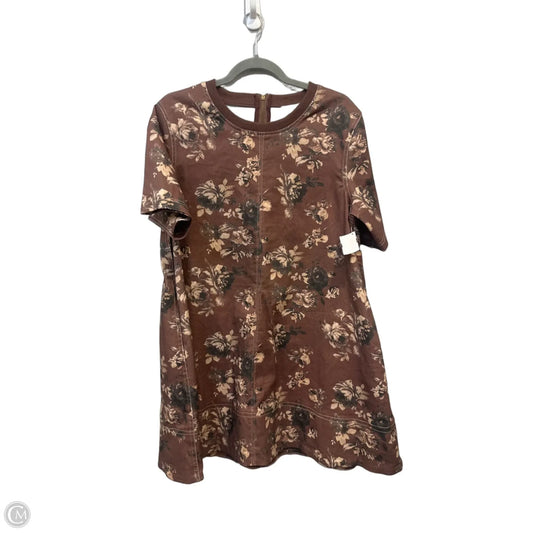Dress Casual Short By Entro In Brown & Tan, Size: M