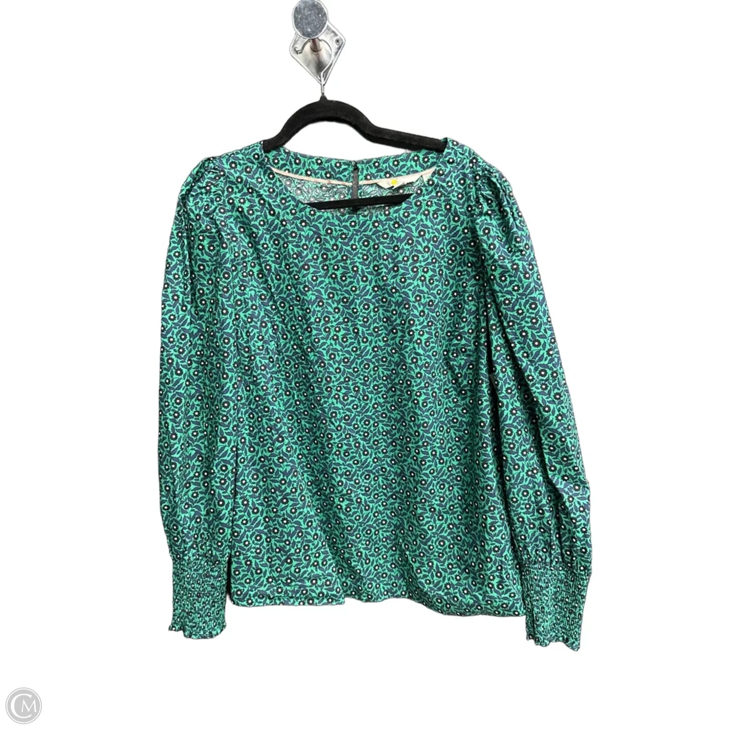 Top Long Sleeve By Boden In Floral Print, Size: 2x